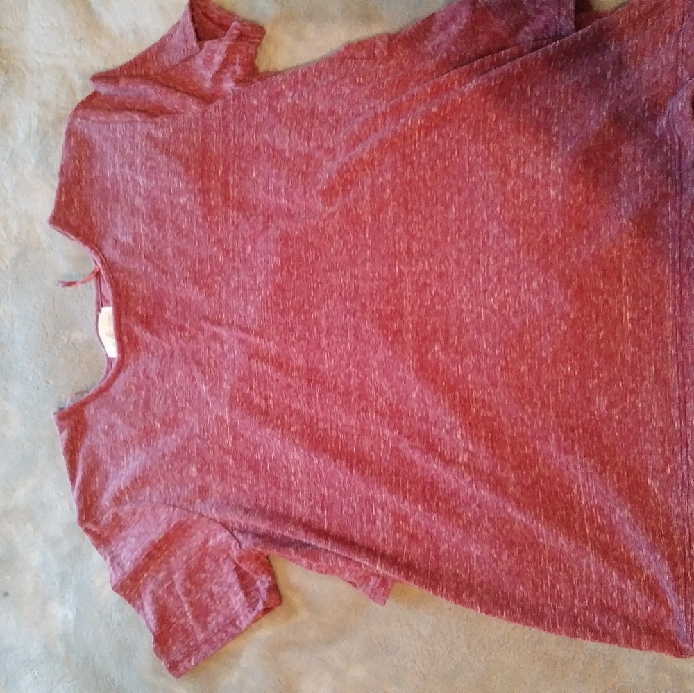 Maroon top
